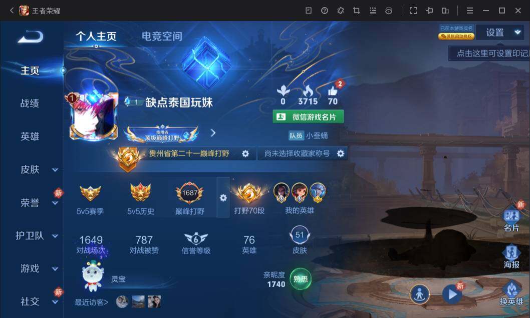 WZ03367437王者荣耀账号详情图4
