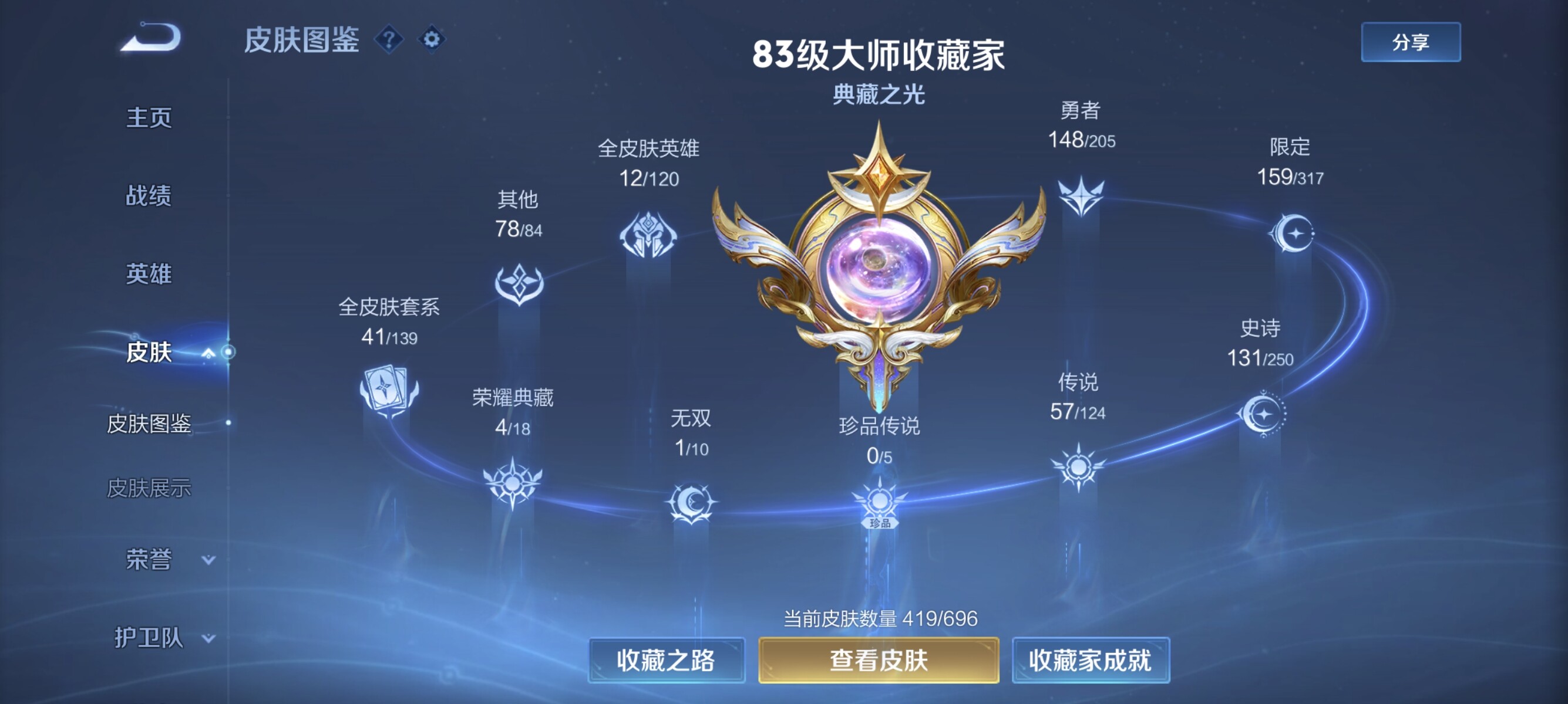 WZCMW3180994王者荣耀账号详情图4 WZCMW3180994王者荣耀账号详情图4