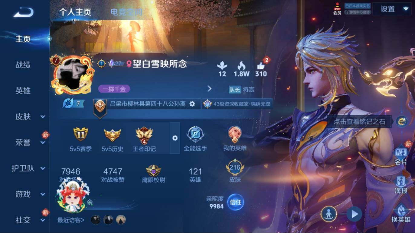 WZ03387988王者荣耀账号详情图7