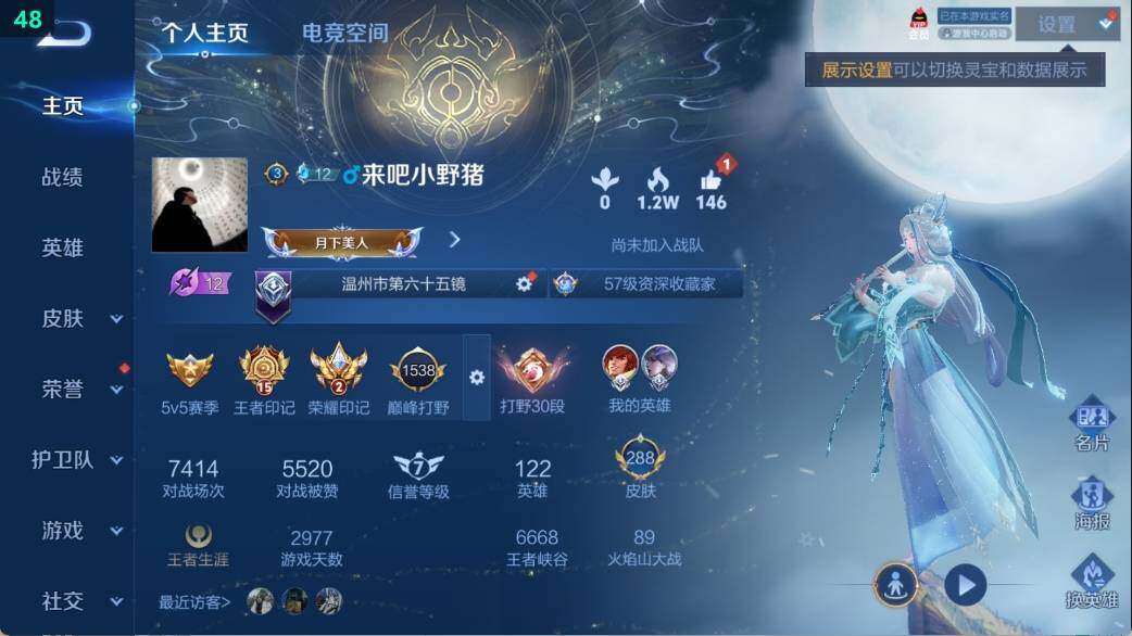 WZ03388918王者荣耀账号详情图6 WZ03388918王者荣耀账号详情图6