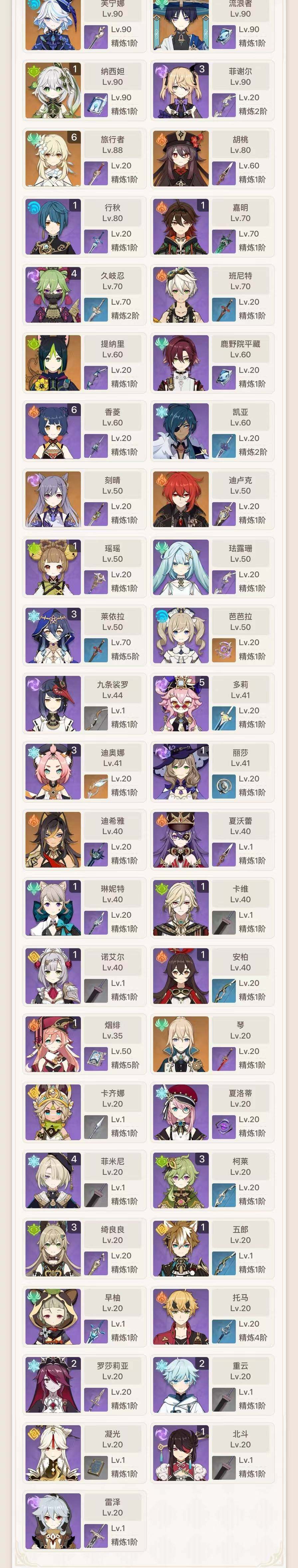 YSEY31283原神账号详情图3