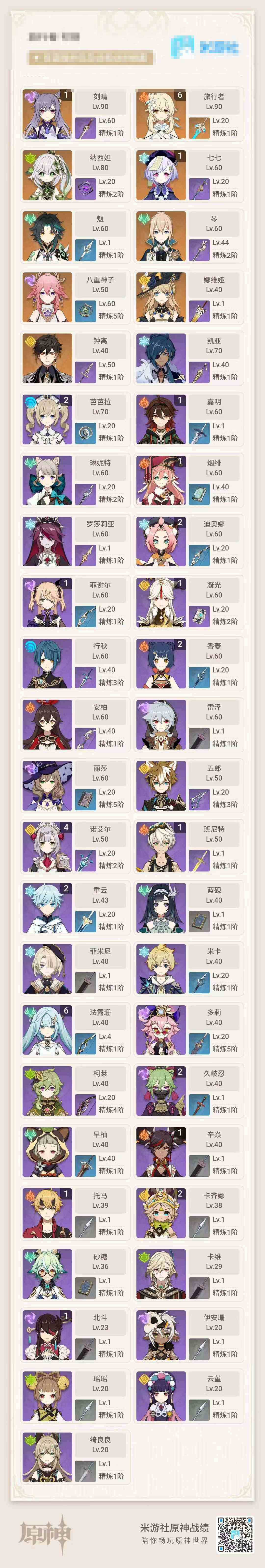 YSEY31298原神账号详情图4
