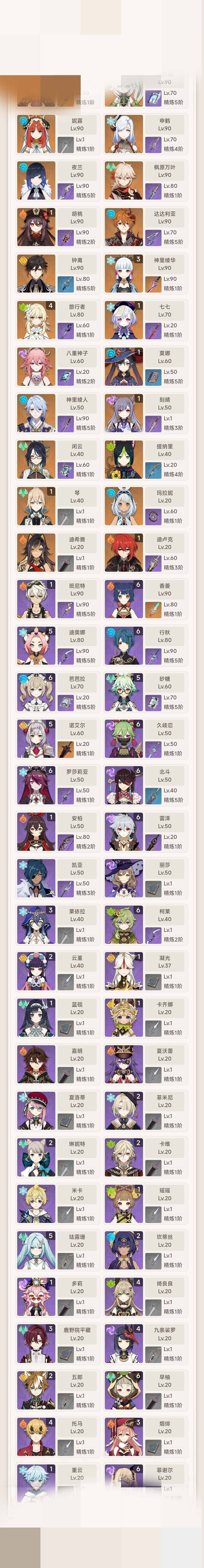 YSEY31305原神账号详情图3