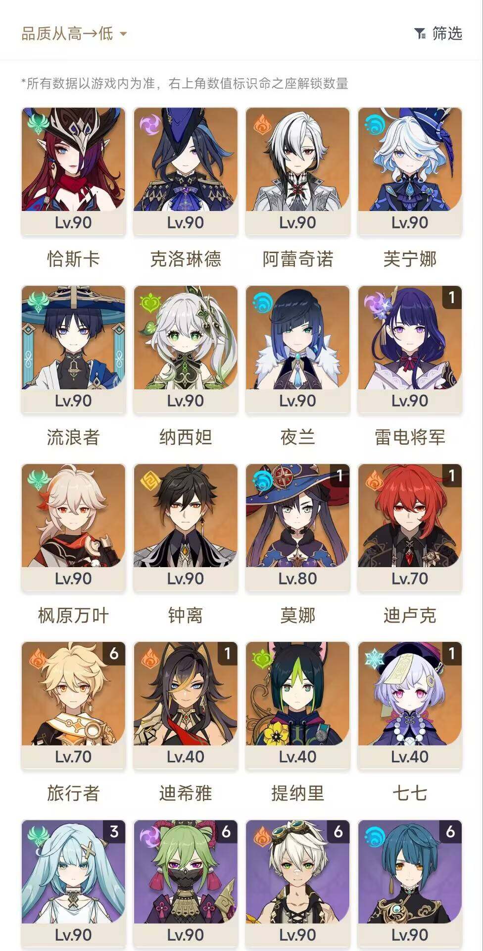 YSEY31322原神账号详情图6