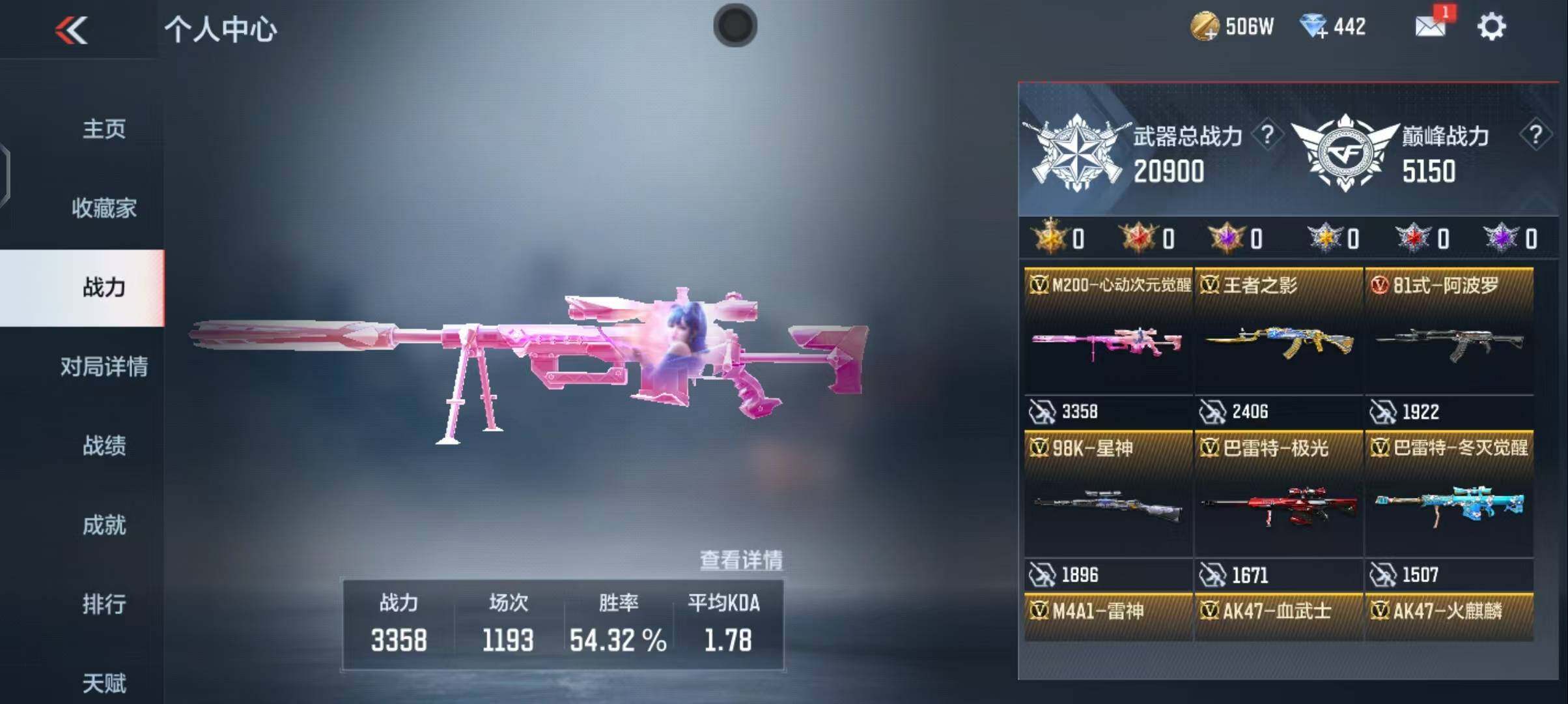 CFMEY321392枪战王者账号详情图4