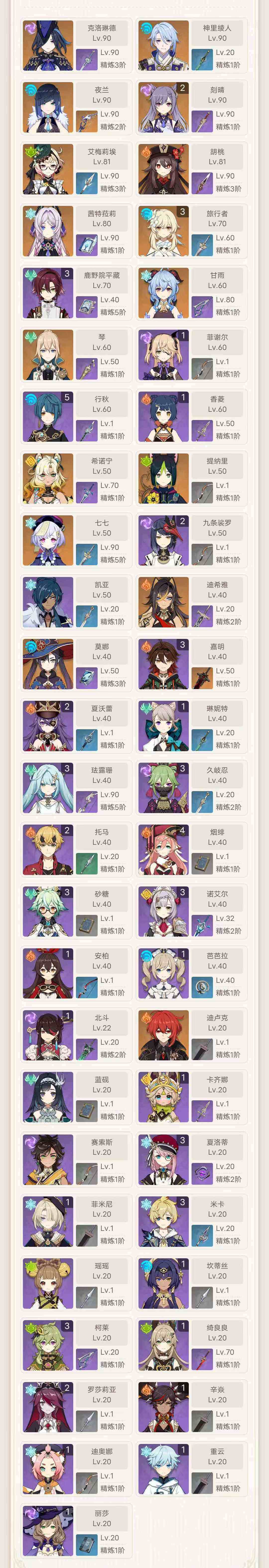YSEY31481原神账号详情图3