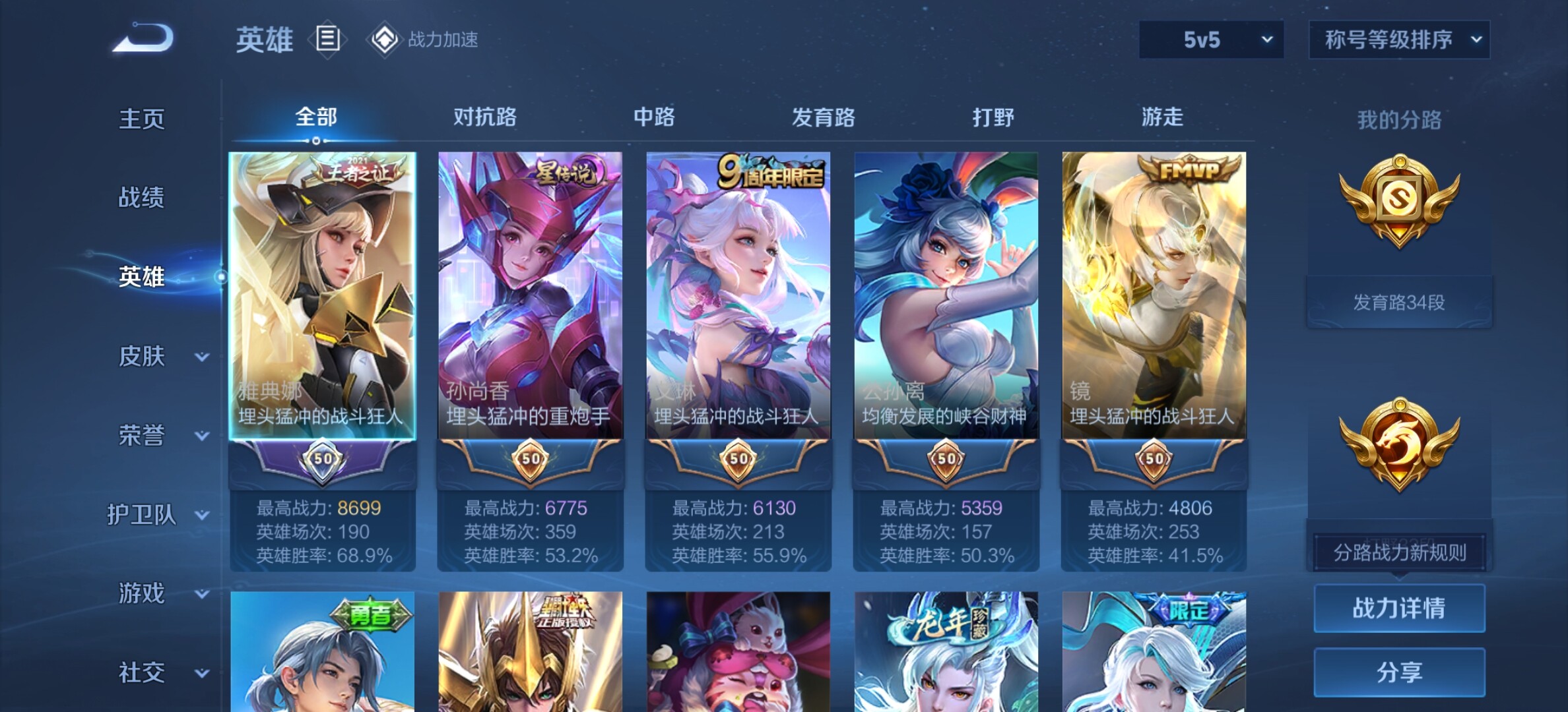 WZYXS3289139王者荣耀账号详情图3