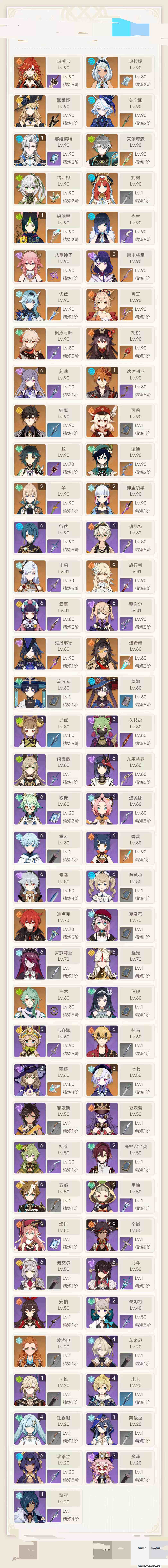 YSEY31492原神账号详情图3