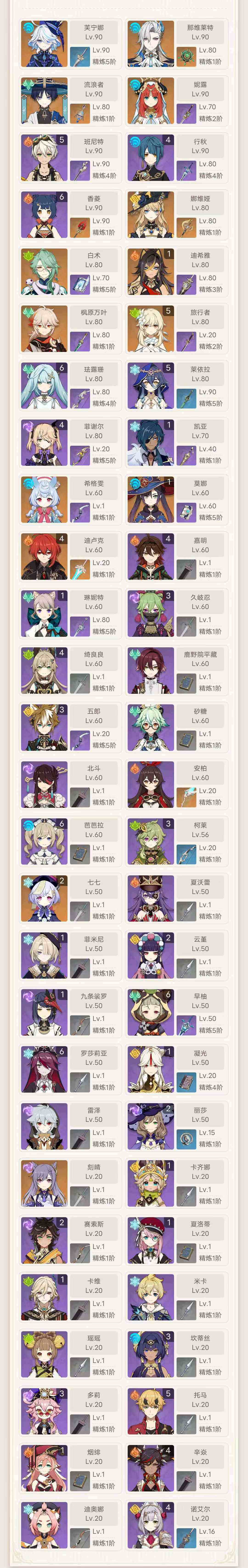 YSEY31491原神账号详情图3