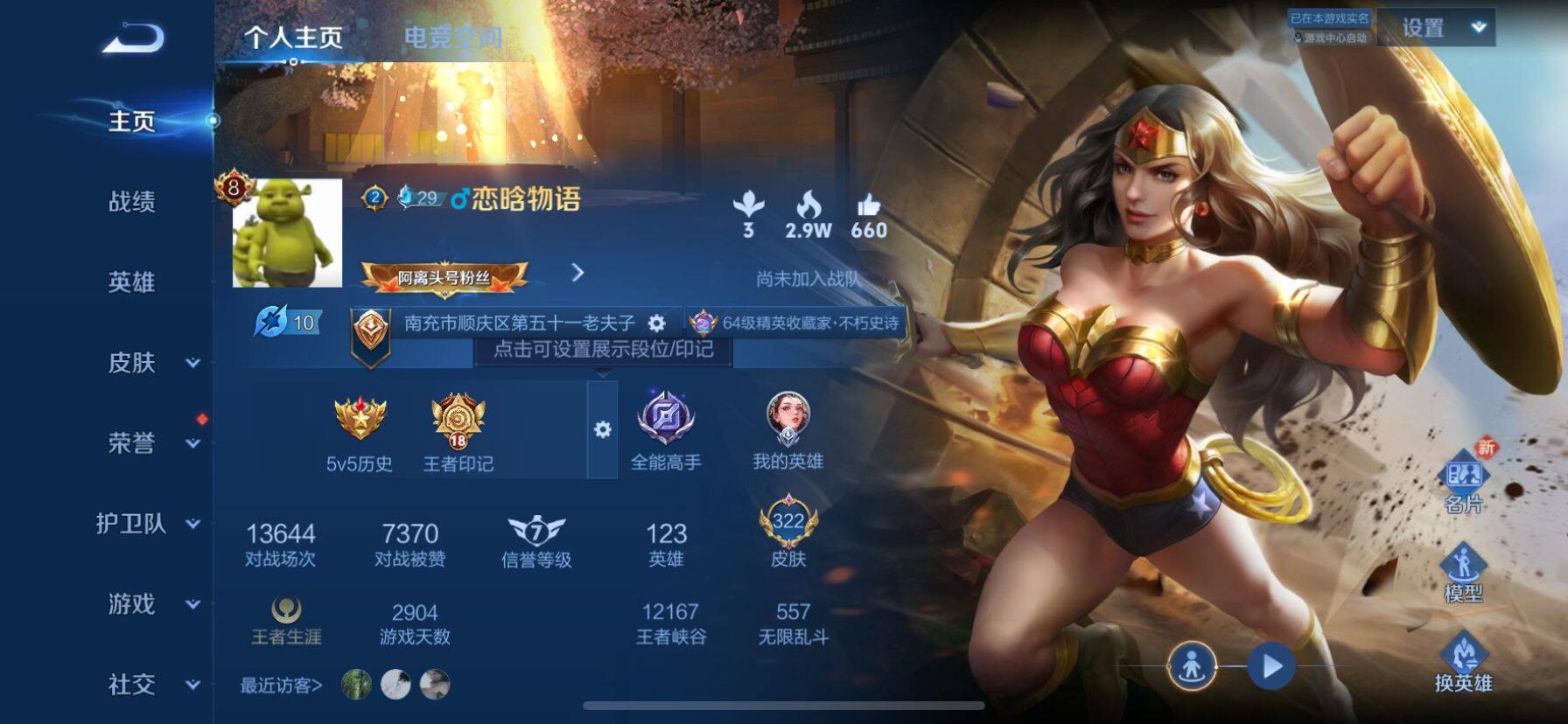 WZ033101370王者荣耀账号详情图15 WZ033101370王者荣耀账号详情图15