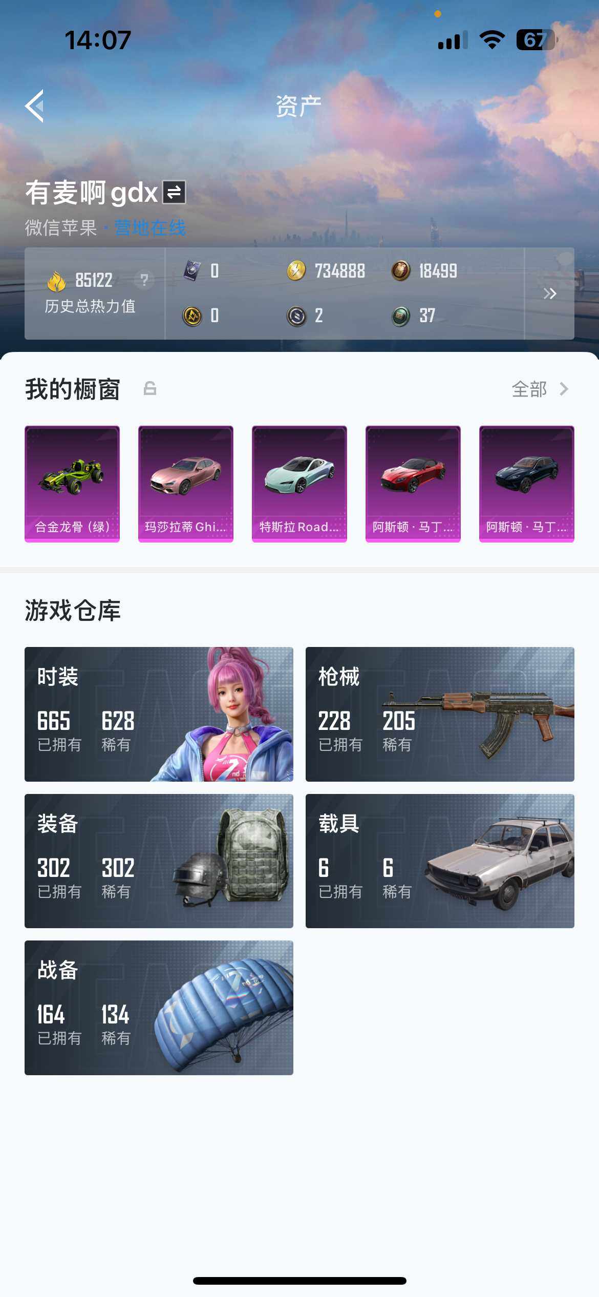HP033161411和平精英账号详情图42