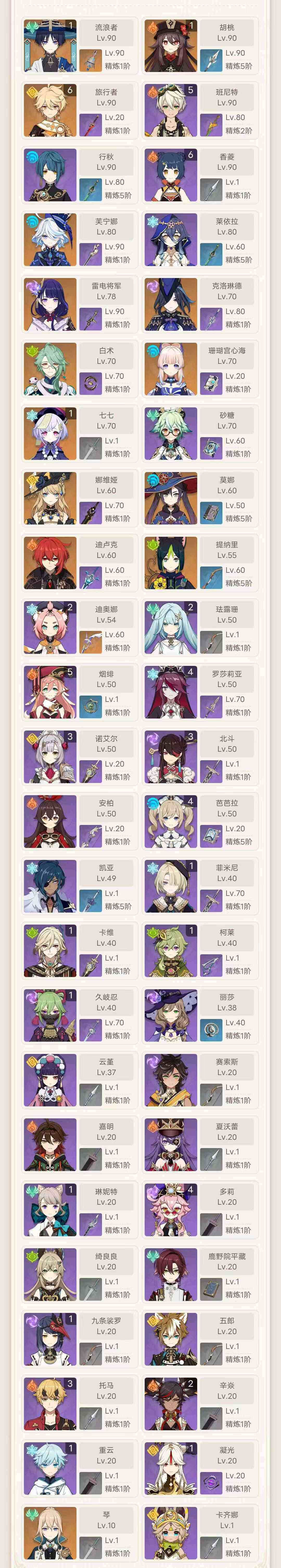 YSEY31554原神账号详情图3