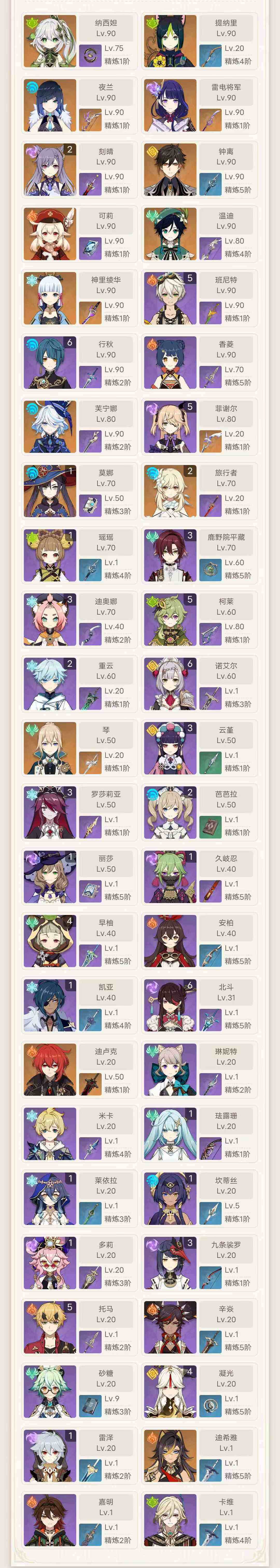 YSEY31552原神账号详情图3