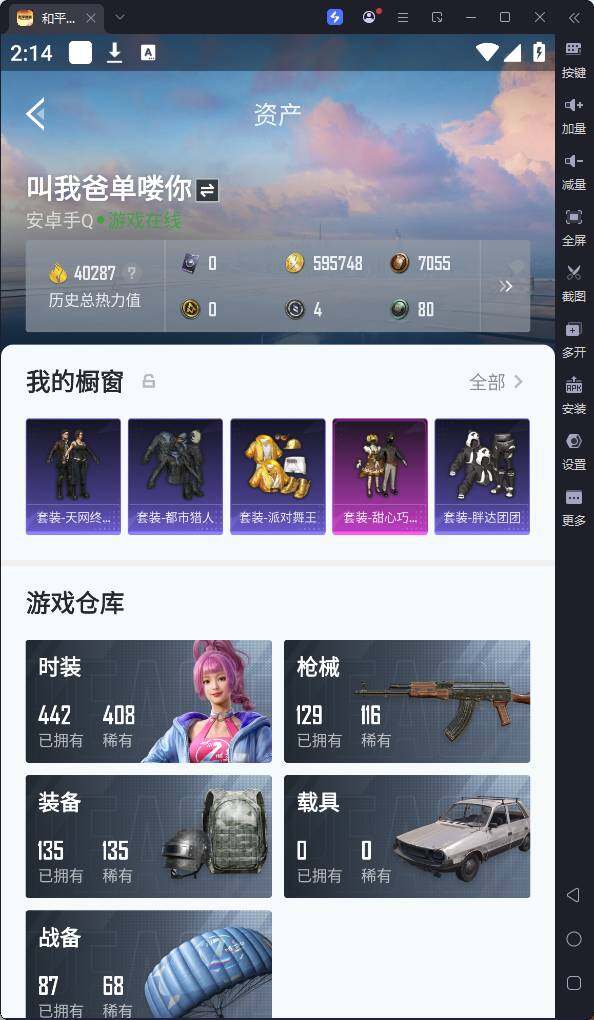 HPQM3169576和平精英账号详情图8