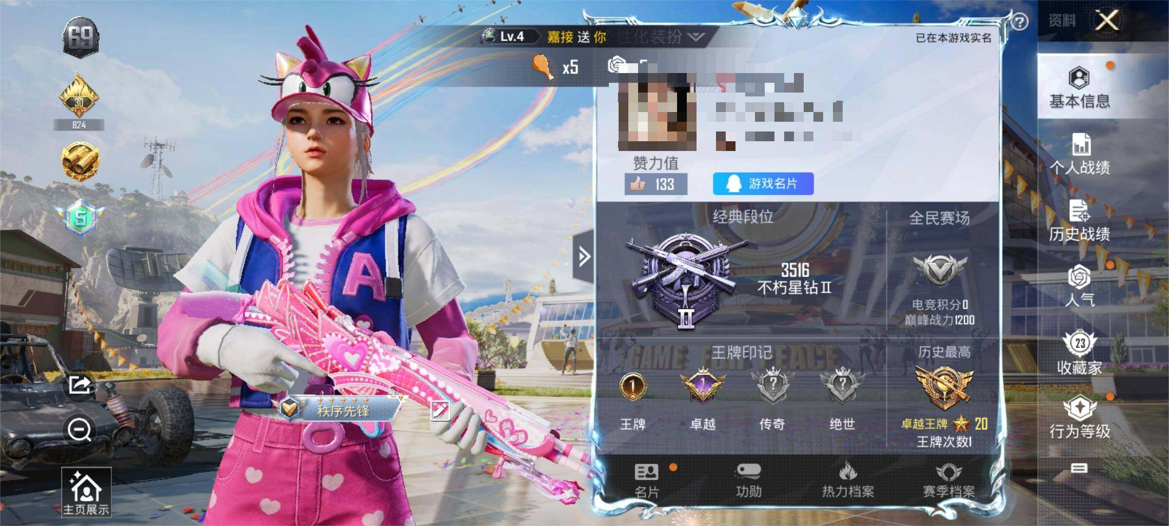 HPEY3173989和平精英账号详情图5