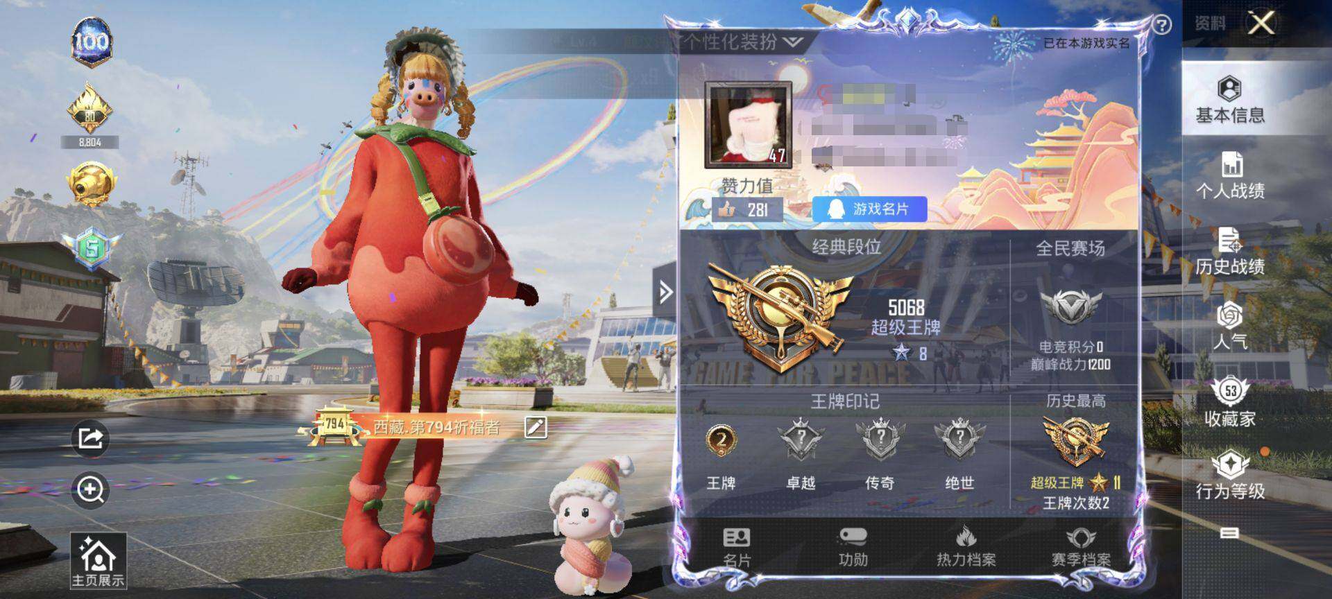 HPEY3174890和平精英账号详情图14