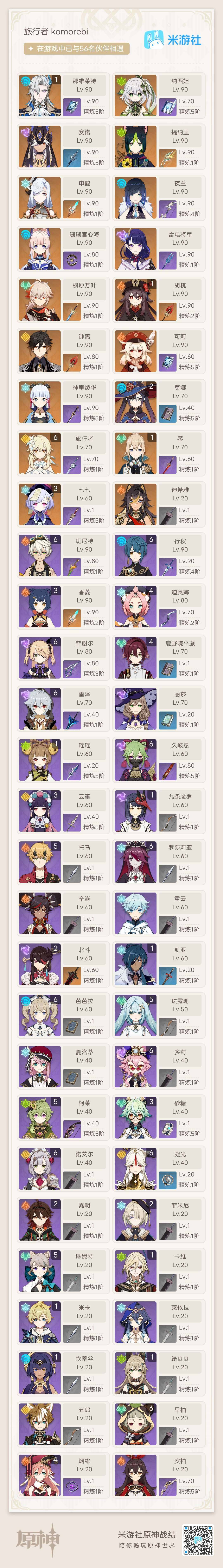 YSEY31699原神账号详情图8 YSEY31699原神账号详情图8