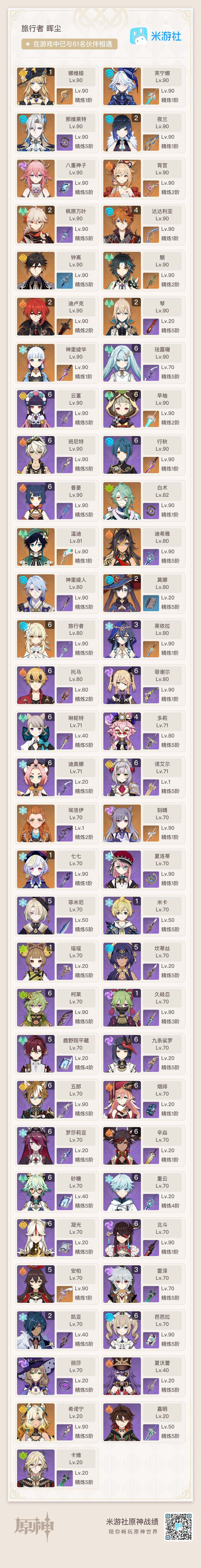 YSEY31741原神账号详情图8 YSEY31741原神账号详情图8