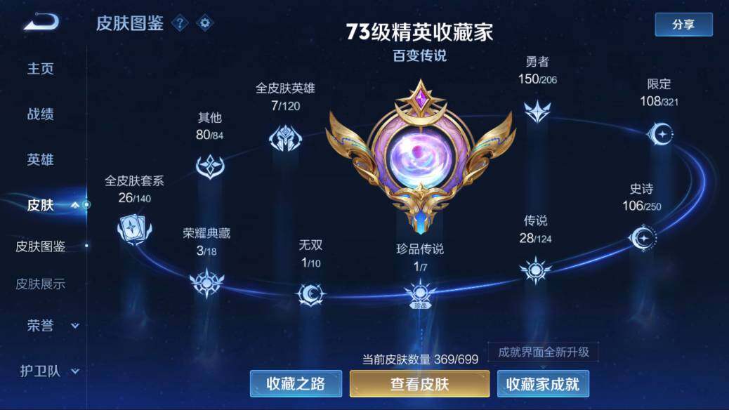 WZQM3121366王者荣耀账号详情图3 WZQM3121366王者荣耀账号详情图3