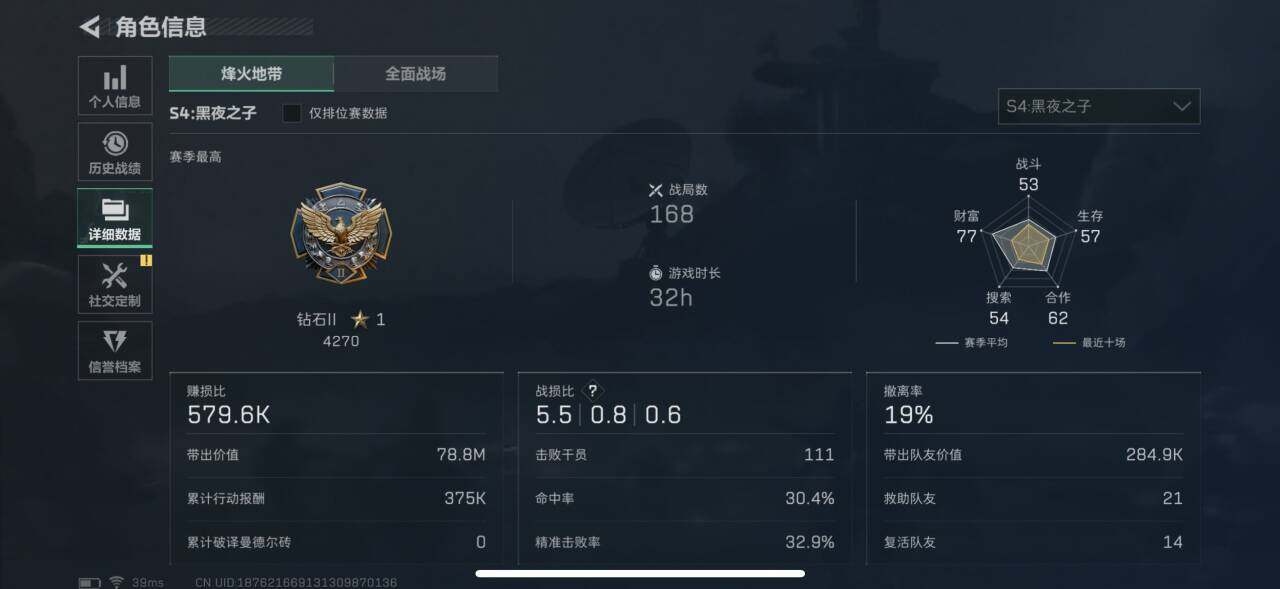 SJZEY33838三角洲行动账号详情图6 SJZEY33838三角洲行动账号详情图6