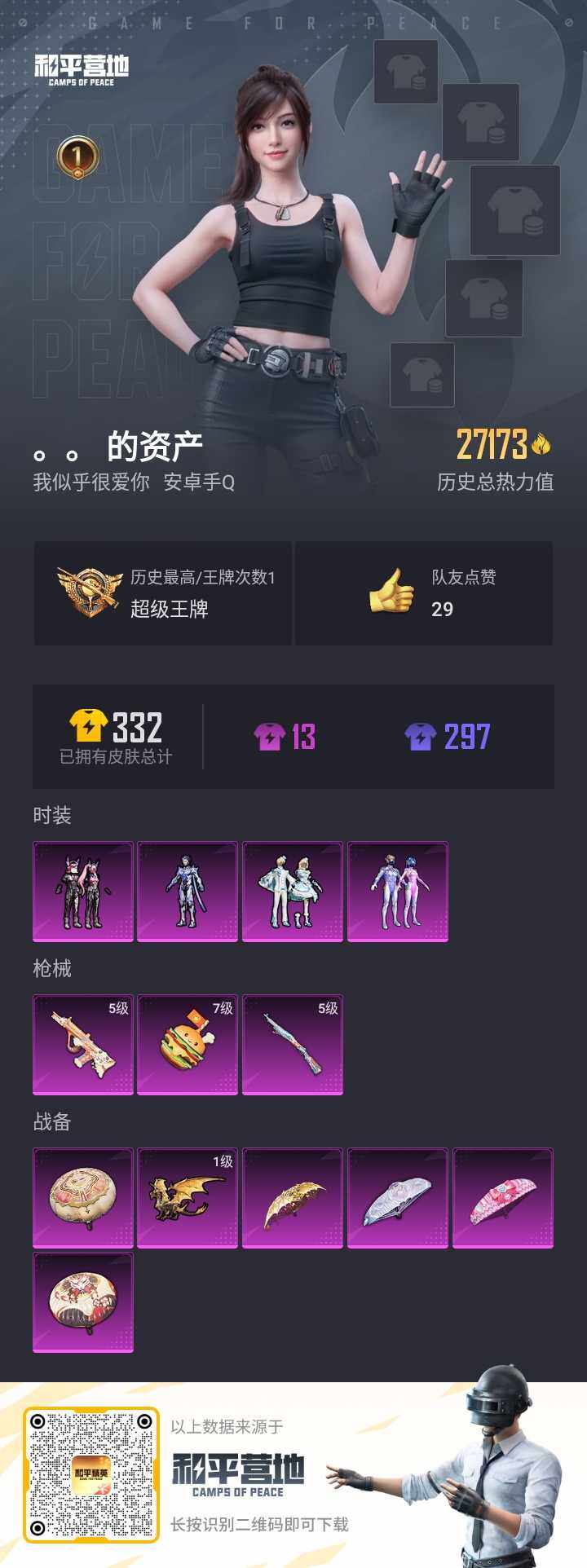 HPQM3186642和平精英账号详情图2 HPQM3186642和平精英账号详情图2