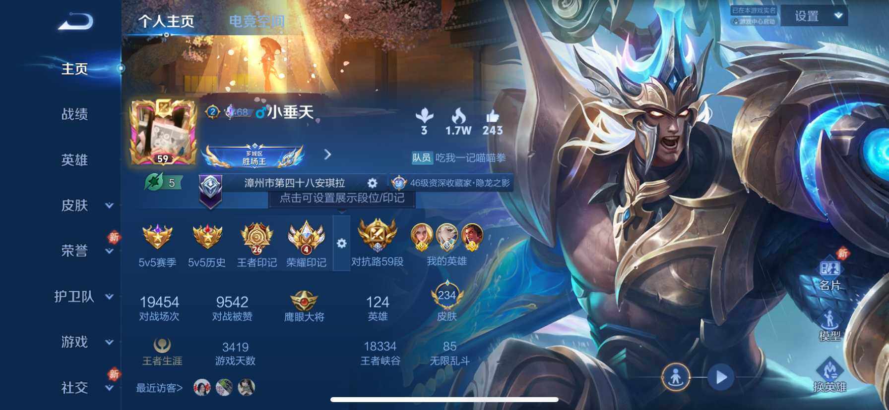 WZ033119206王者荣耀账号详情图5 WZ033119206王者荣耀账号详情图5