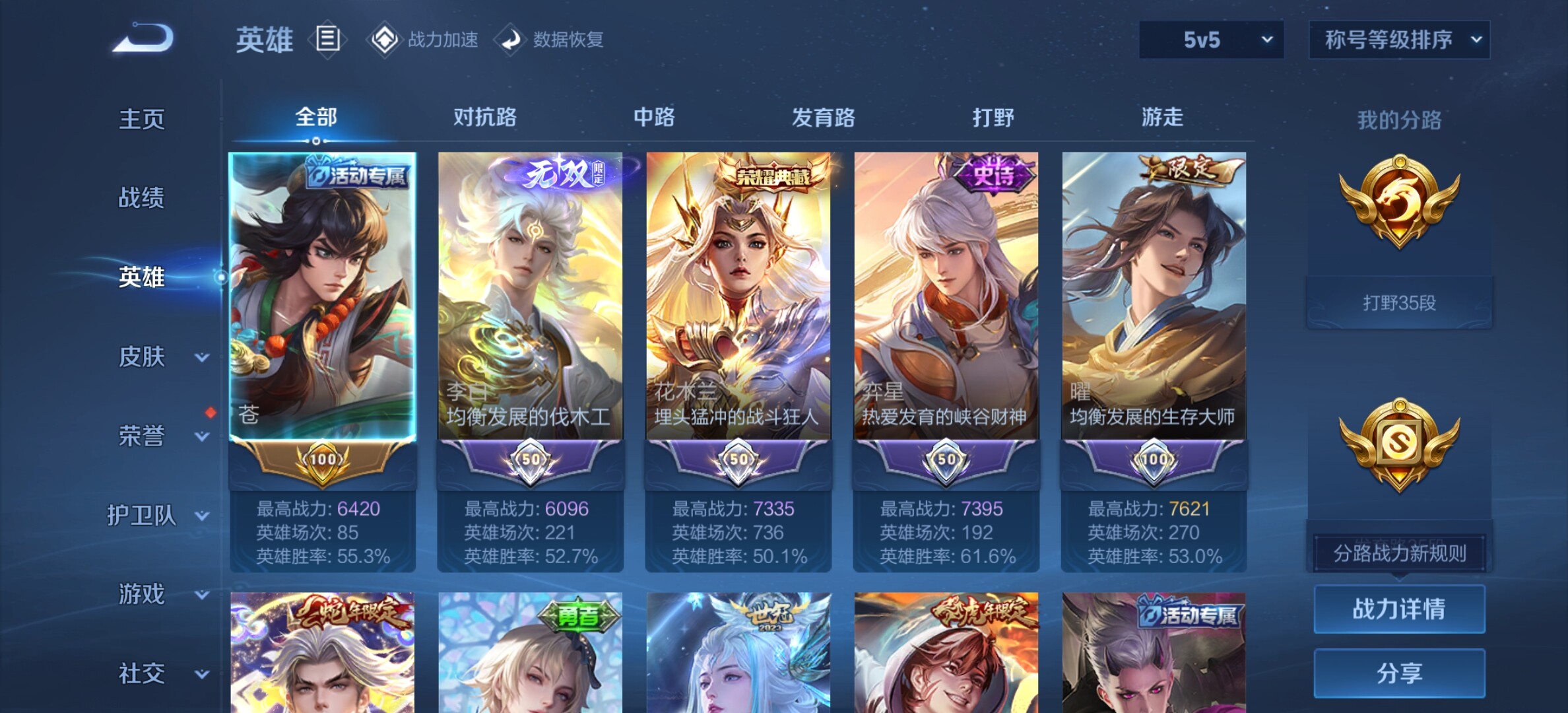 WZYXS3251748王者荣耀账号详情图3