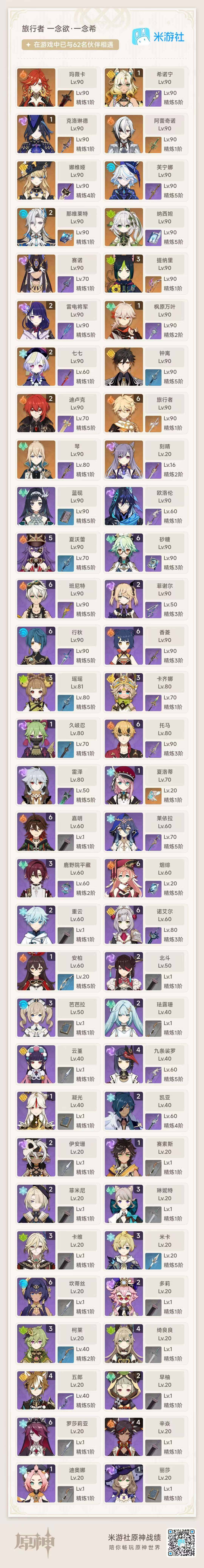 YSEY32371原神账号详情图10 YSEY32371原神账号详情图10