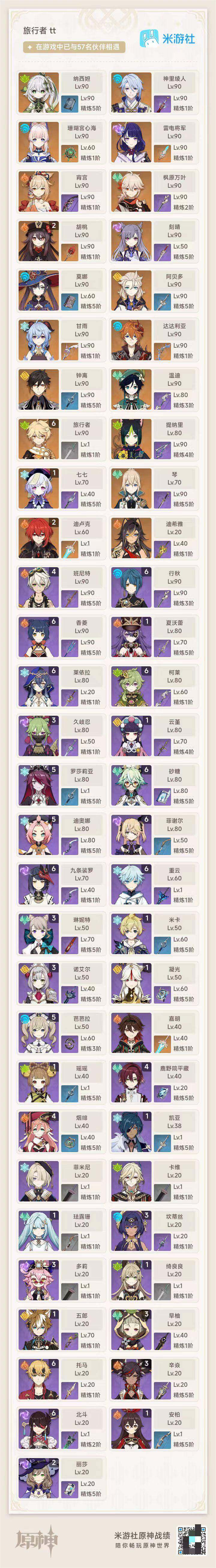 YSEY32408原神账号详情图3 YSEY32408原神账号详情图3