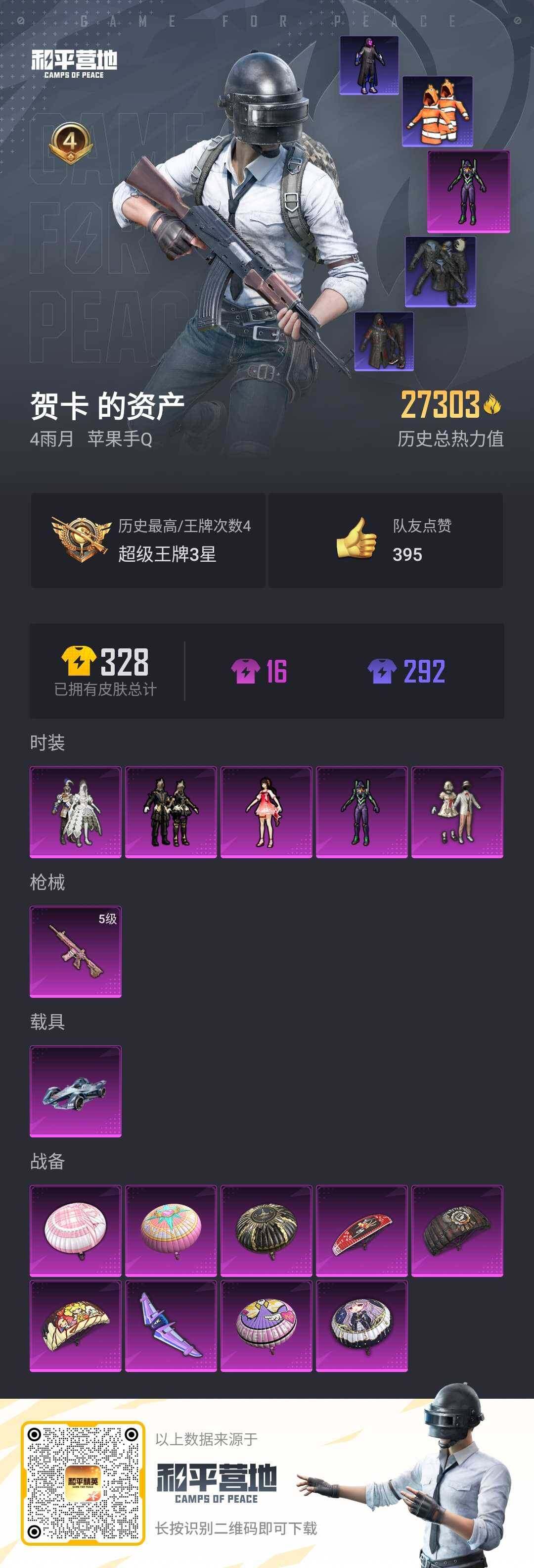 HPQM3197907和平精英账号详情图2 HPQM3197907和平精英账号详情图2