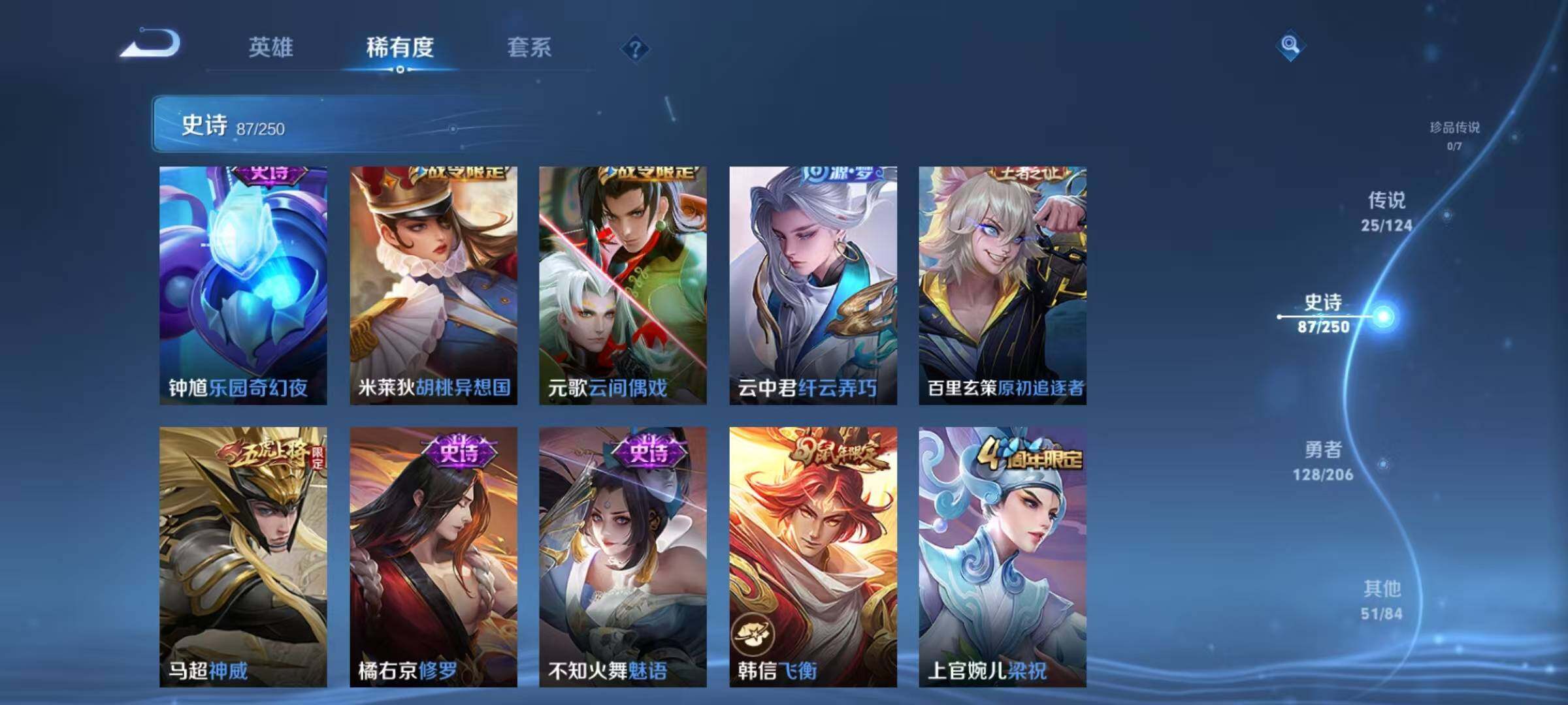 WZEY3122300王者荣耀账号详情图48 WZEY3122300王者荣耀账号详情图48