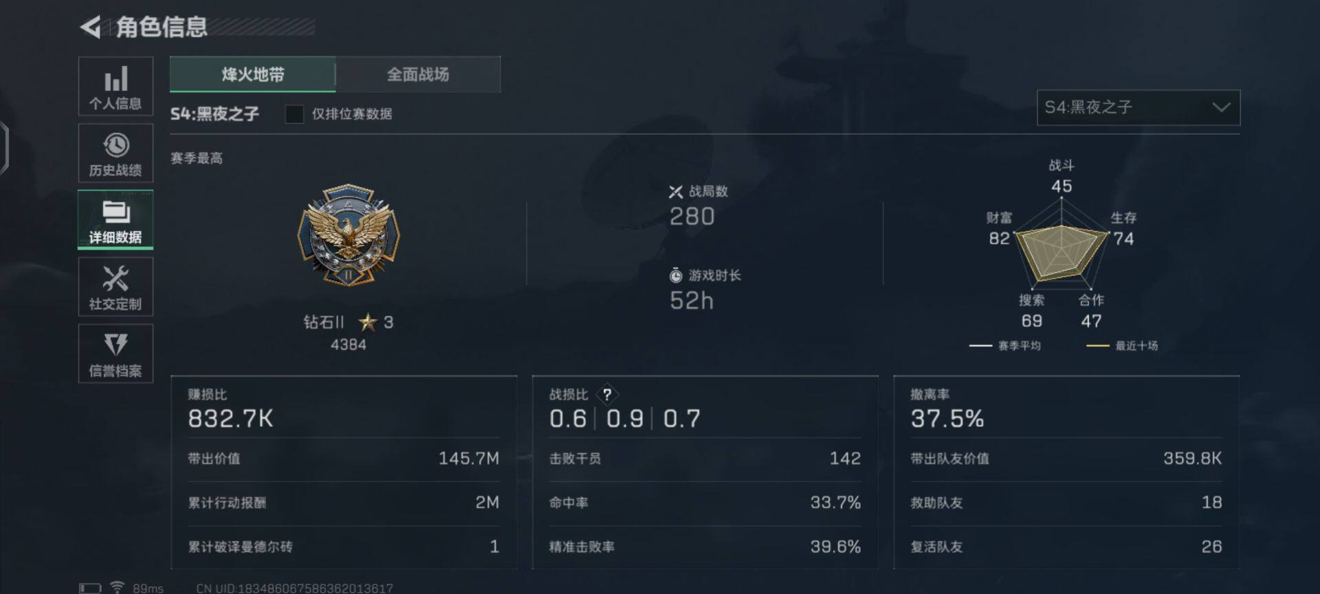 SJZEY33934三角洲行动账号详情图3 SJZEY33934三角洲行动账号详情图3