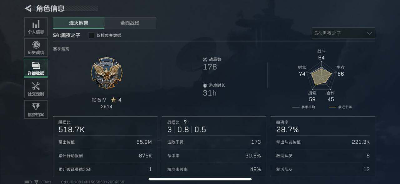 SJZEY34009三角洲行动账号详情图6