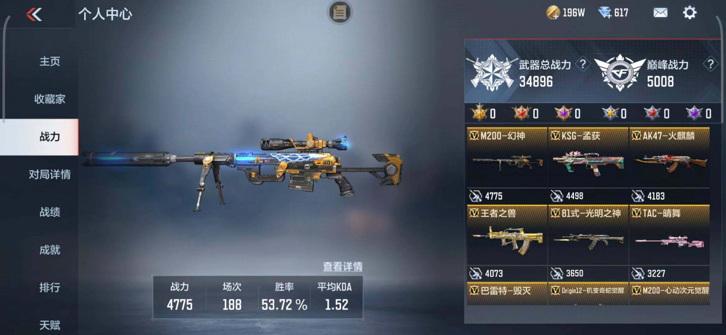 CFMEY326124枪战王者账号详情图3 CFMEY326124枪战王者账号详情图3