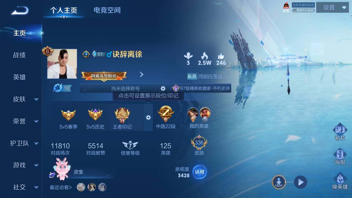 王者荣耀账号安卓QQ量精品账号】-贵8-非凡王者-125英雄-336皮肤-1典藏-11传说-95史诗-1星传说-62夺宝