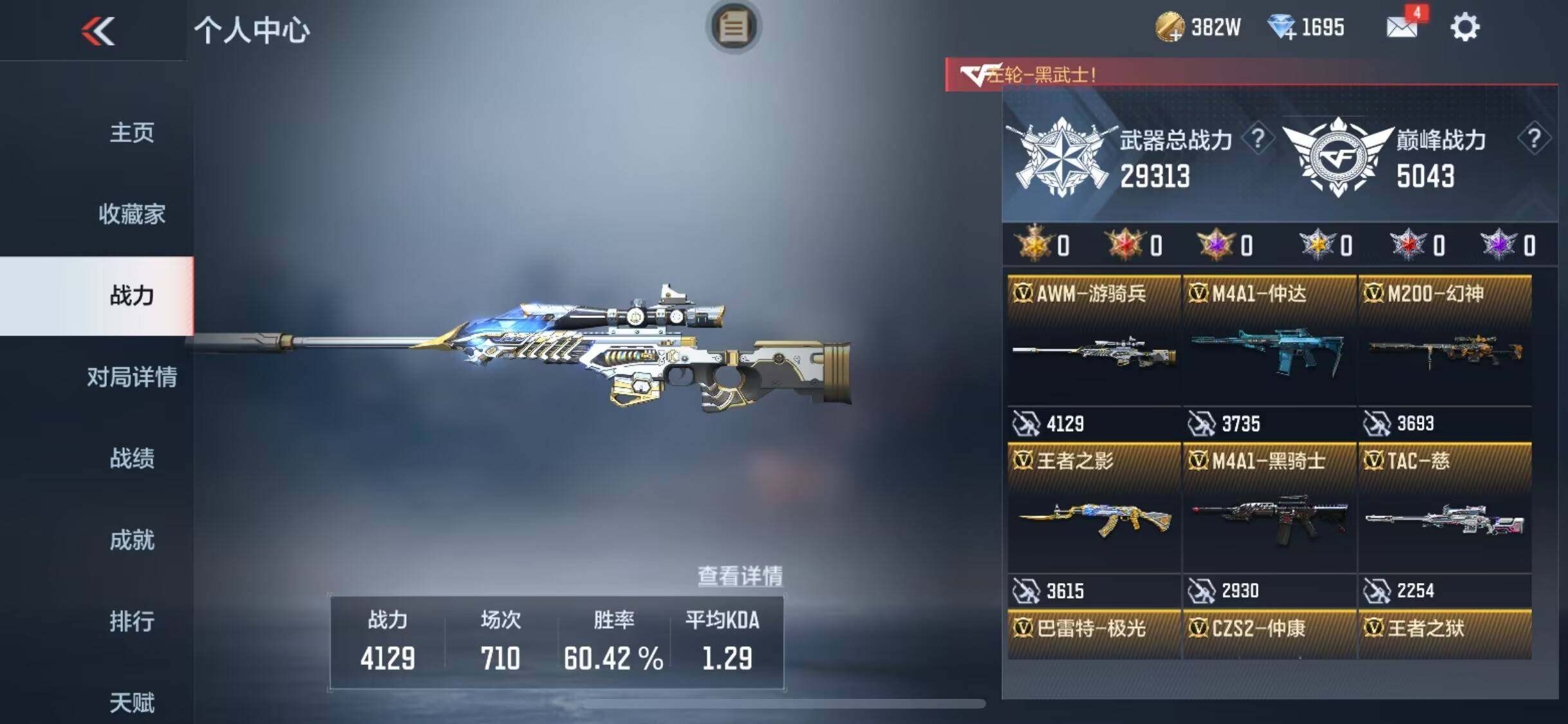 CFMEY327351枪战王者账号详情图4 CFMEY327351枪战王者账号详情图4