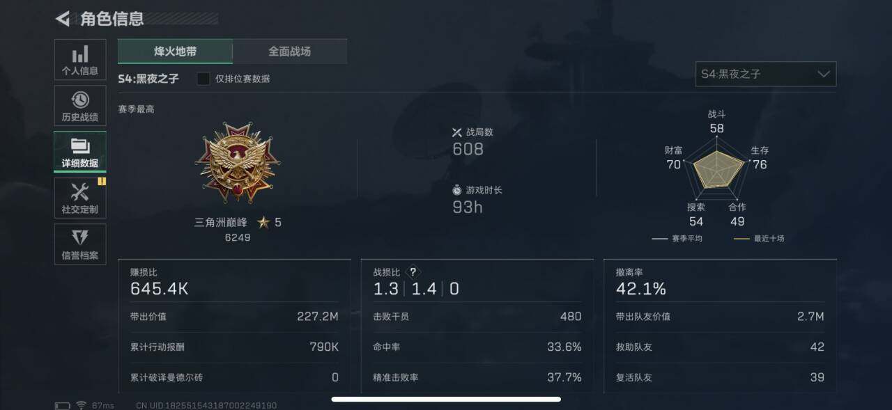SJZEY34510三角洲行动账号详情图3 SJZEY34510三角洲行动账号详情图3