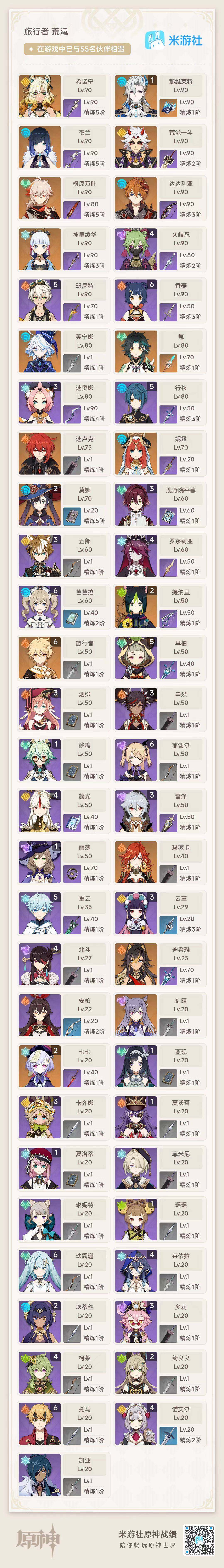 YSEY32811原神账号详情图3 YSEY32811原神账号详情图3