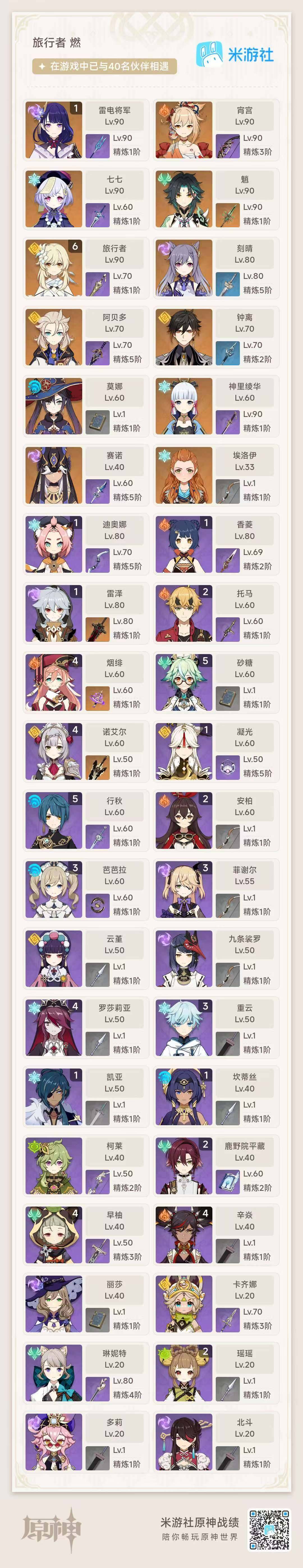 YSEY32826原神账号详情图10 YSEY32826原神账号详情图10