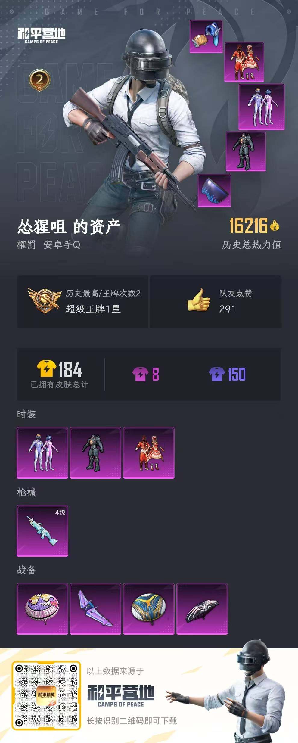 HPJZ3236276和平精英账号详情图6 HPJZ3236276和平精英账号详情图6