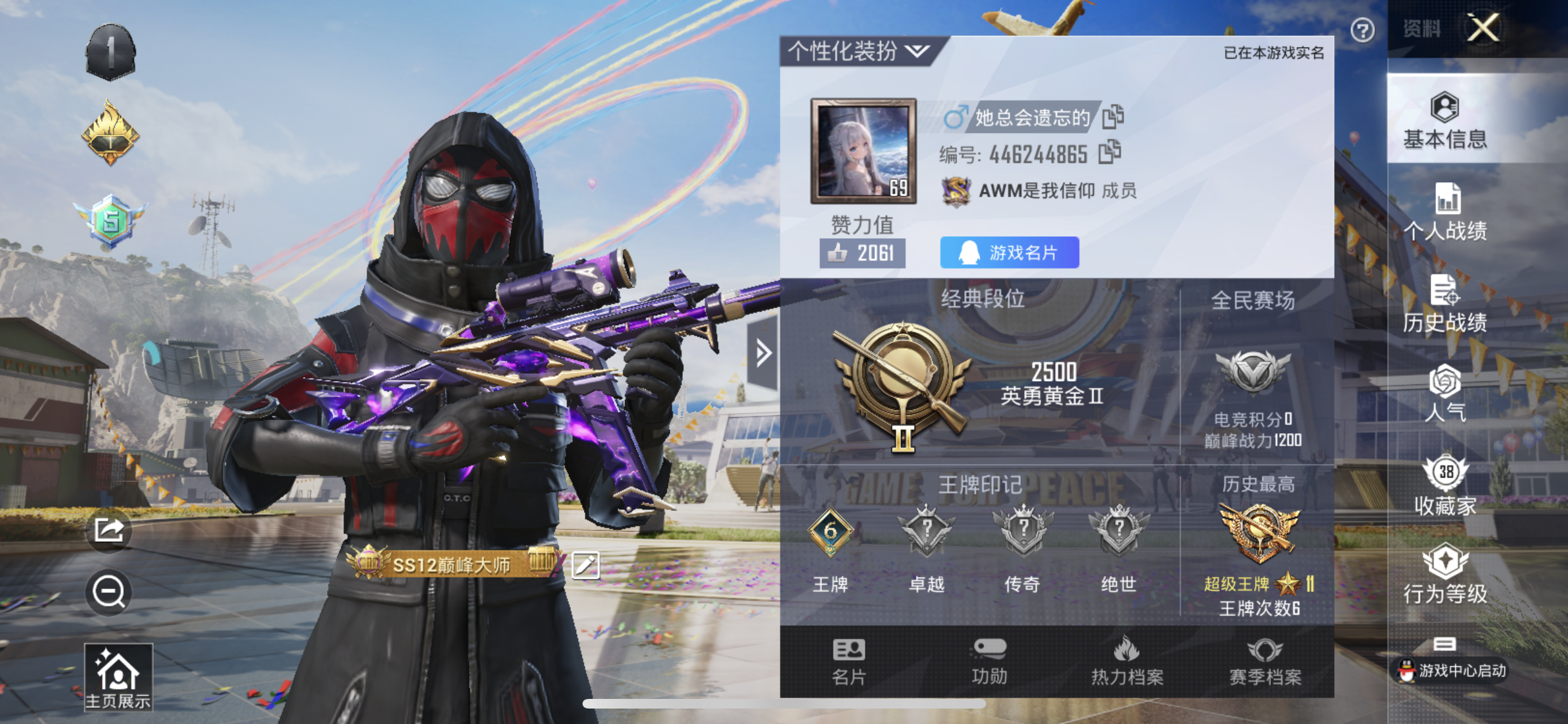 HPJM3263177和平精英账号详情图5 HPJM3263177和平精英账号详情图5