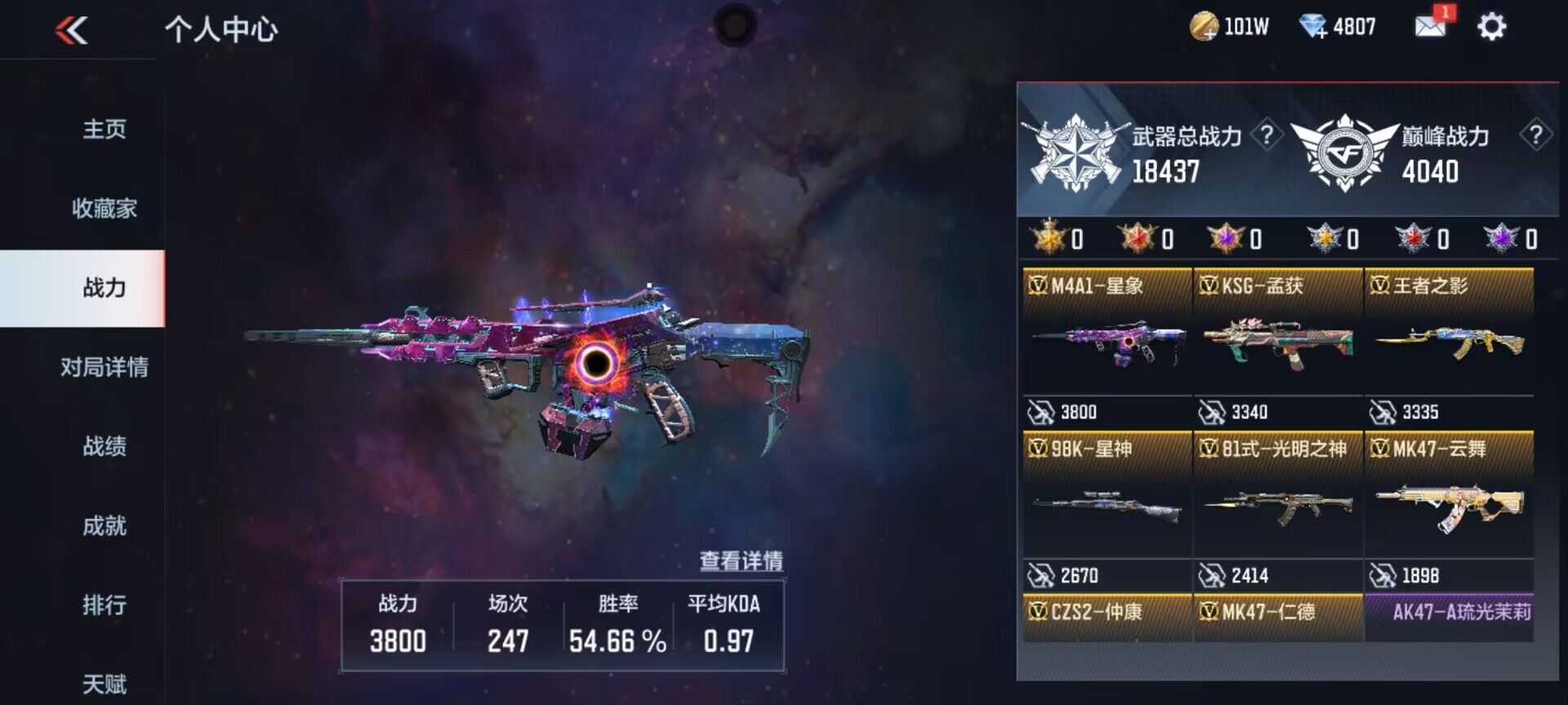 CFMEY327919枪战王者账号详情图3 CFMEY327919枪战王者账号详情图3