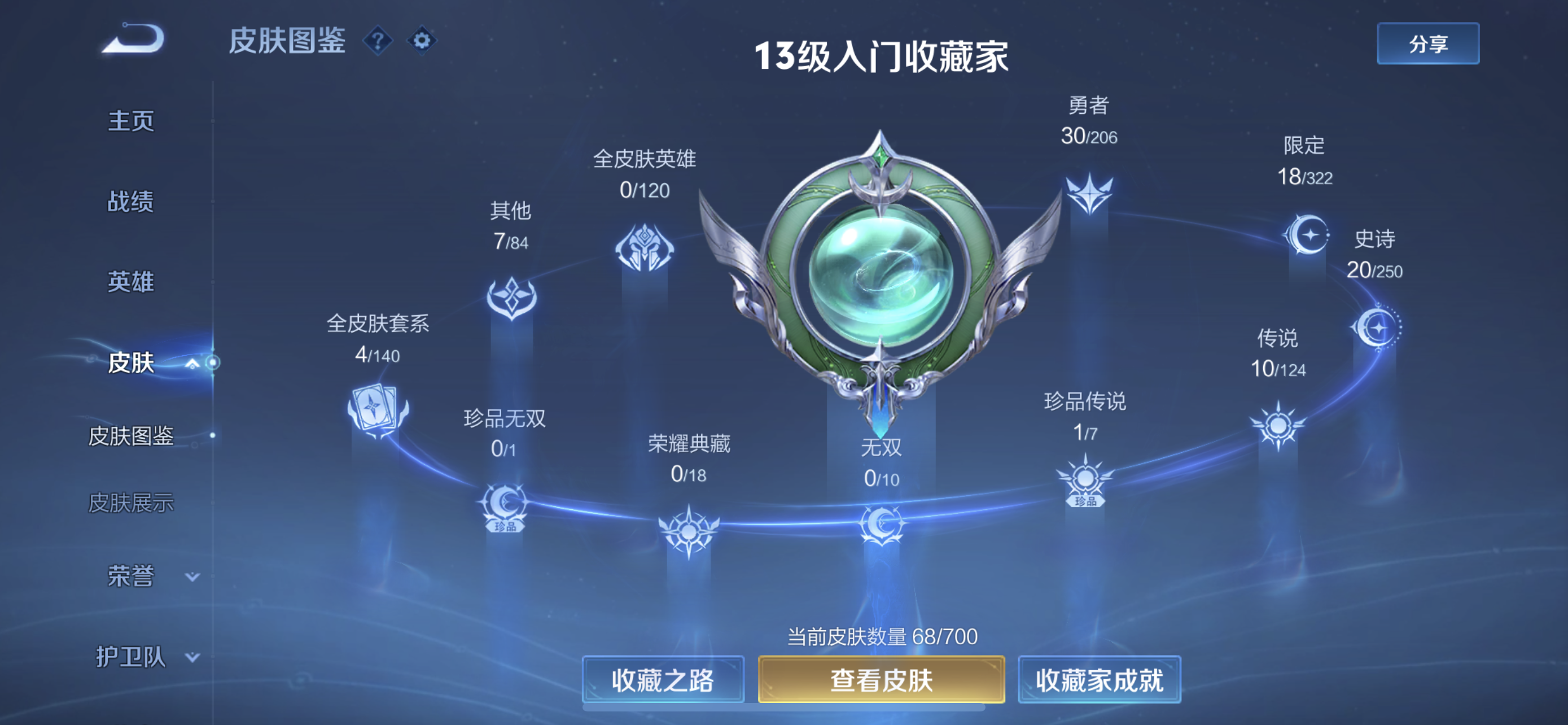 WZXS3143853王者荣耀账号详情图2 WZXS3143853王者荣耀账号详情图2