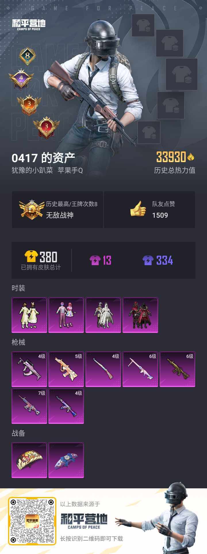HPQM3235461和平精英账号详情图2 HPQM3235461和平精英账号详情图2