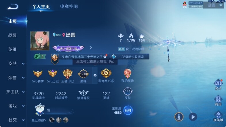 WZ033145260王者荣耀账号详情图7 WZ033145260王者荣耀账号详情图7