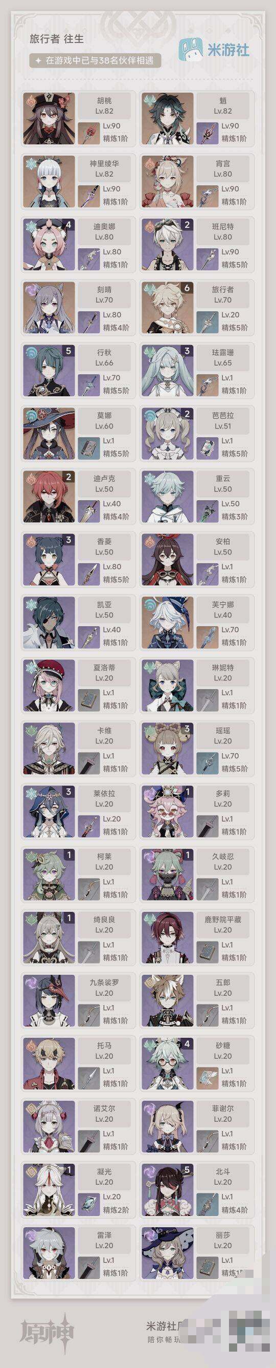 YSEY33060原神账号详情图5 YSEY33060原神账号详情图5
