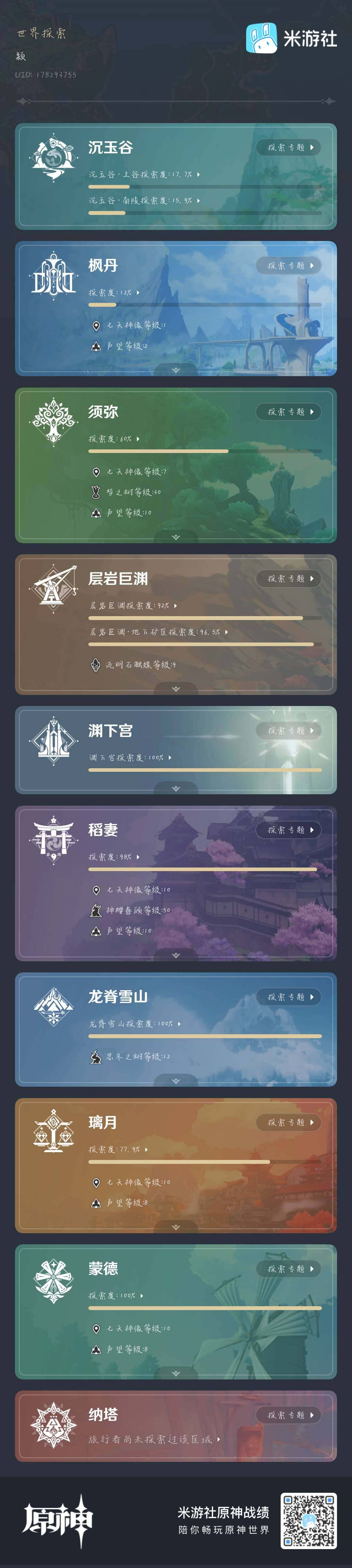 YSEY33121原神账号详情图4 YSEY33121原神账号详情图4