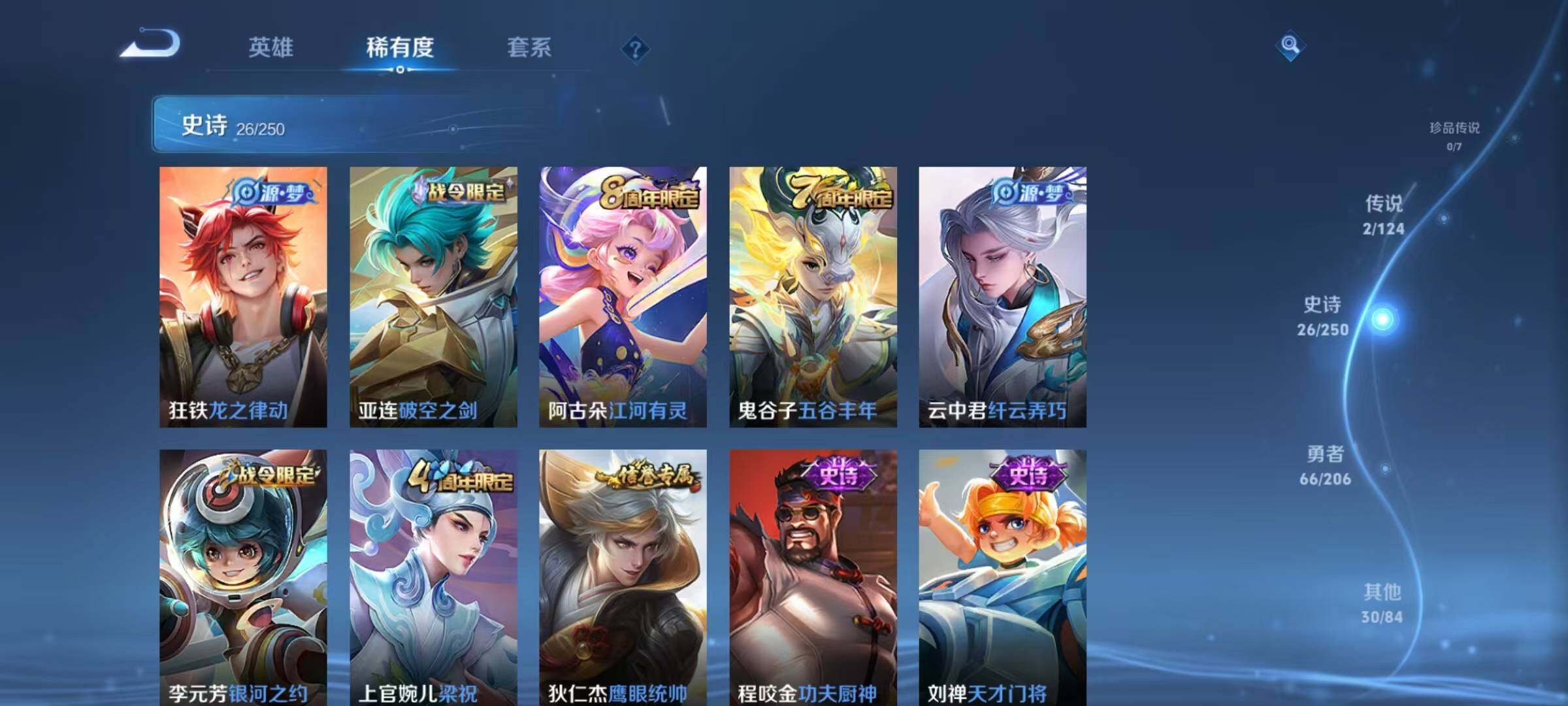 WZJZ3153006王者荣耀账号详情图8 WZJZ3153006王者荣耀账号详情图8