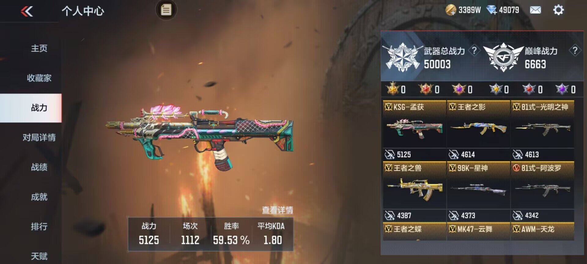 CFMEY329603枪战王者账号详情图19 CFMEY329603枪战王者账号详情图19