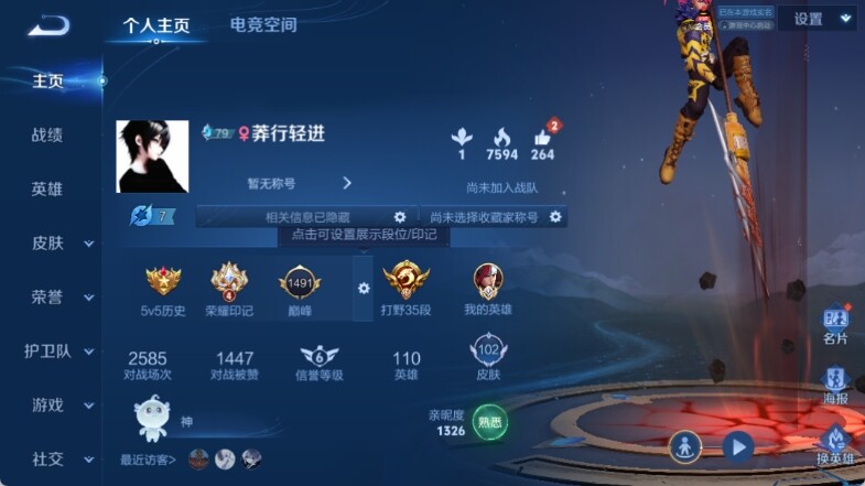 WZ033151306王者荣耀账号详情图5 WZ033151306王者荣耀账号详情图5
